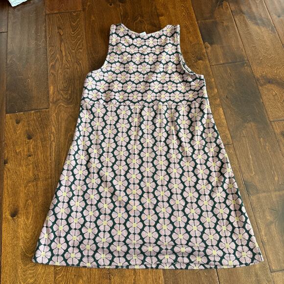 Zara Girls Dress 13 / 14 XL Pink Green Floral A Line Sleeveless - Picture 5 of 5